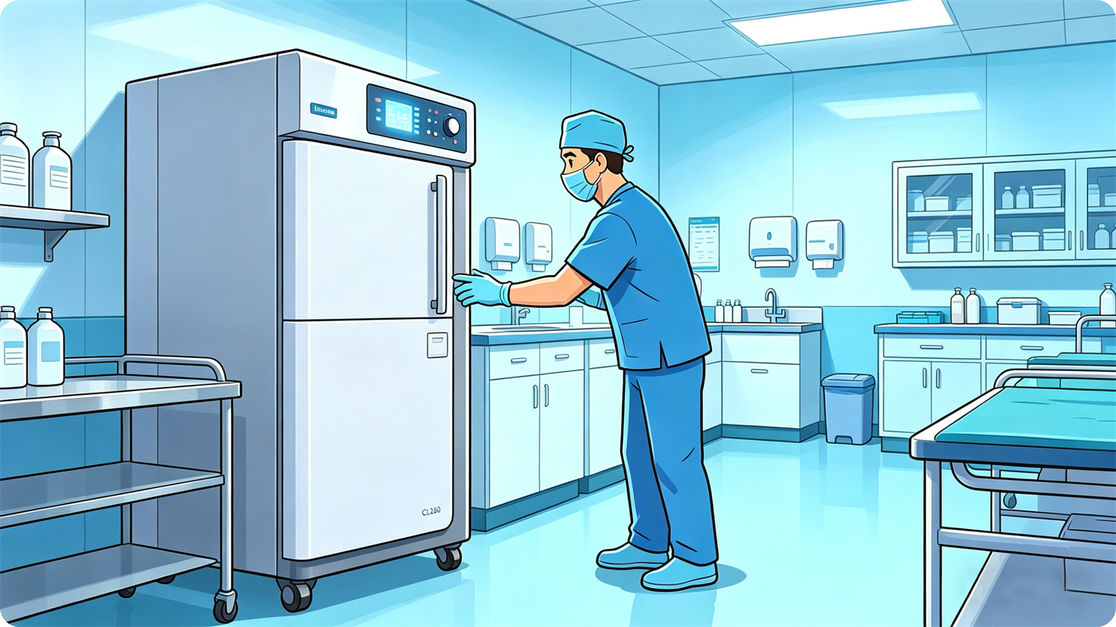 Low Temperature Hydrogen Peroxide Plasma Sterilizer