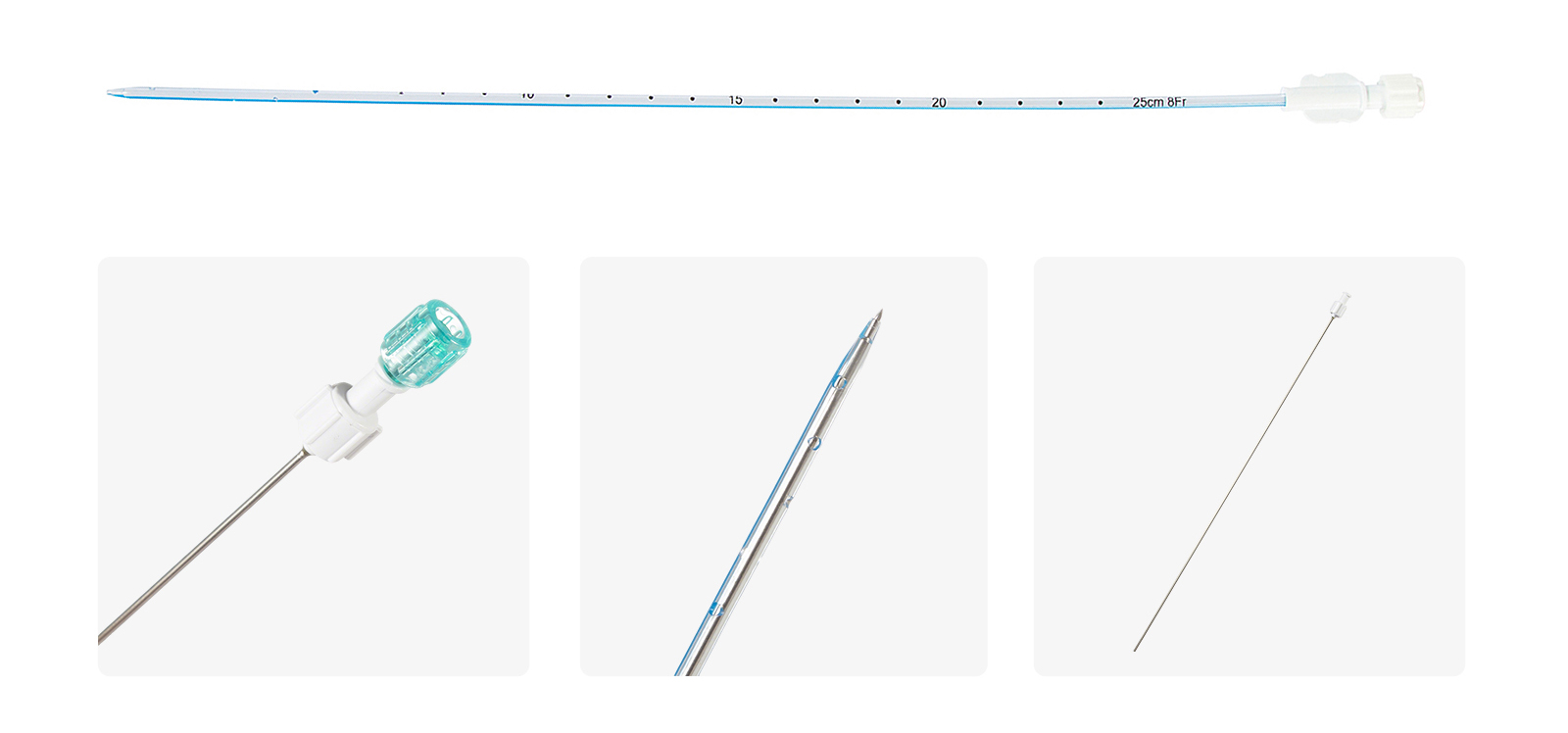 Pigtail drainage catheter Internal External
