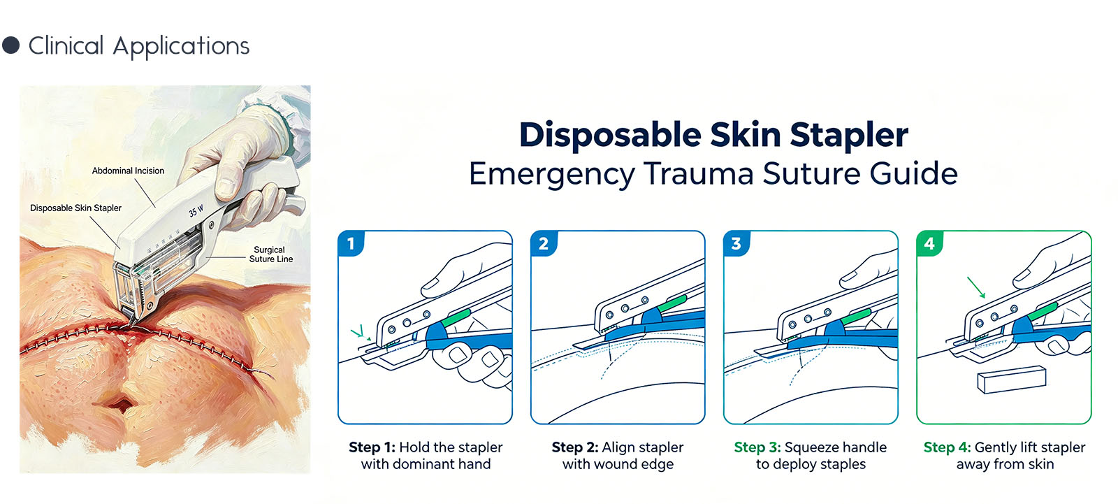 Disposable Skin Stapler