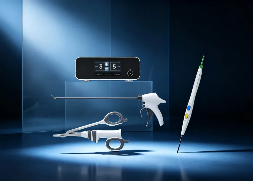 Energy based surgical system supporting tissue dissection and coagulation in bariatric procedures