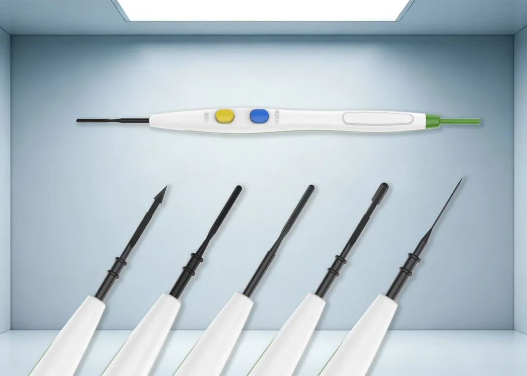 Different configurations of disposable neurosurgical instruments for surgical applications