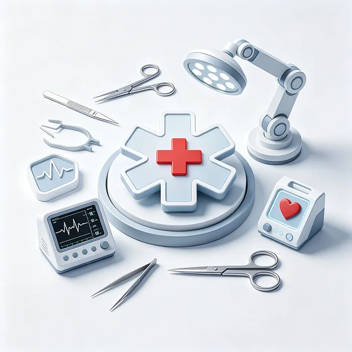 Open surgery instruments designed for emergency surgical procedures