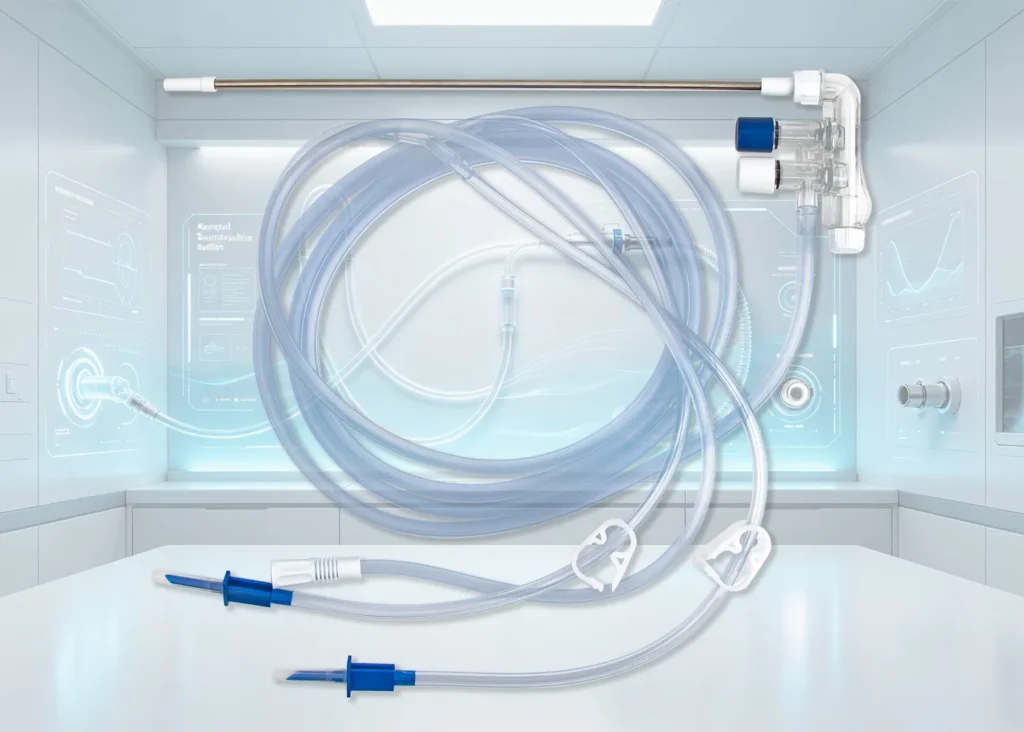 Endoscopic irrigation and suction system maintaining clear surgical visualization