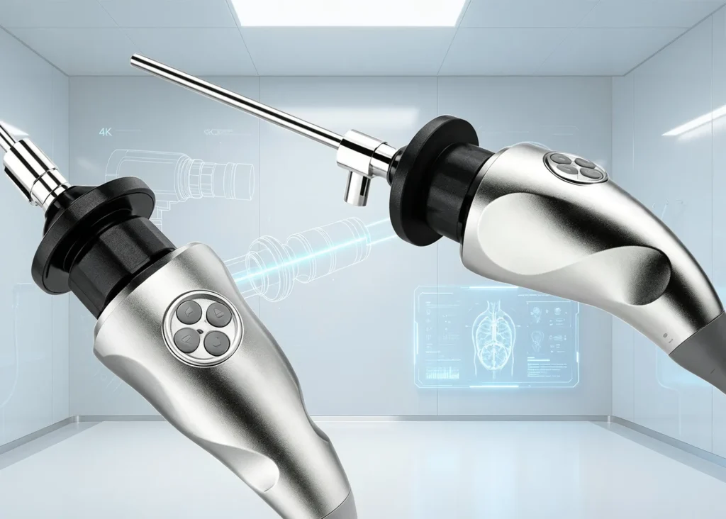 4K 3D endoscopic visualization system providing advanced imaging for minimally invasive surgery
