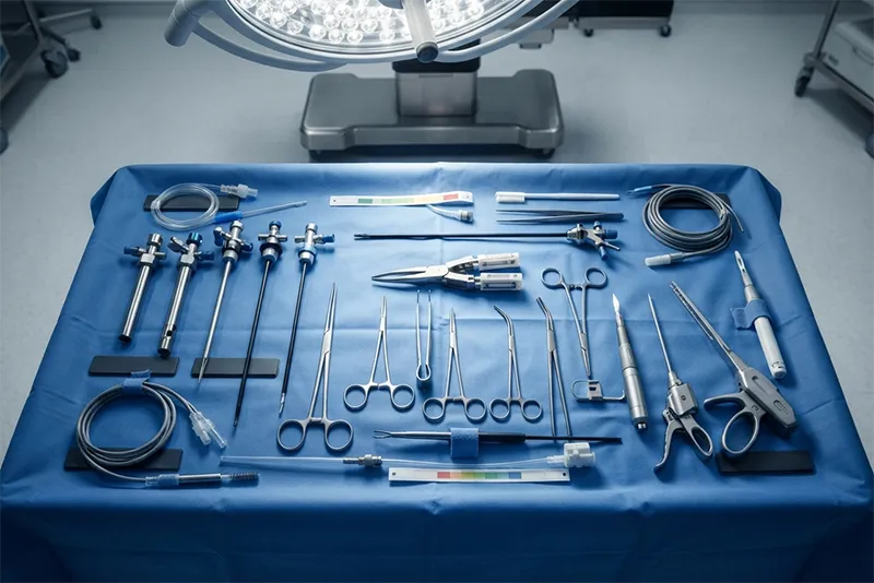 Medical instrument sterilization for minimally invasive surgical procedures