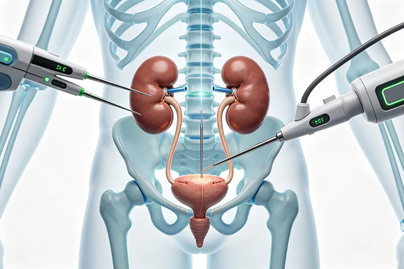 Minimally invasive urological surgery using advanced surgical techniques and instruments