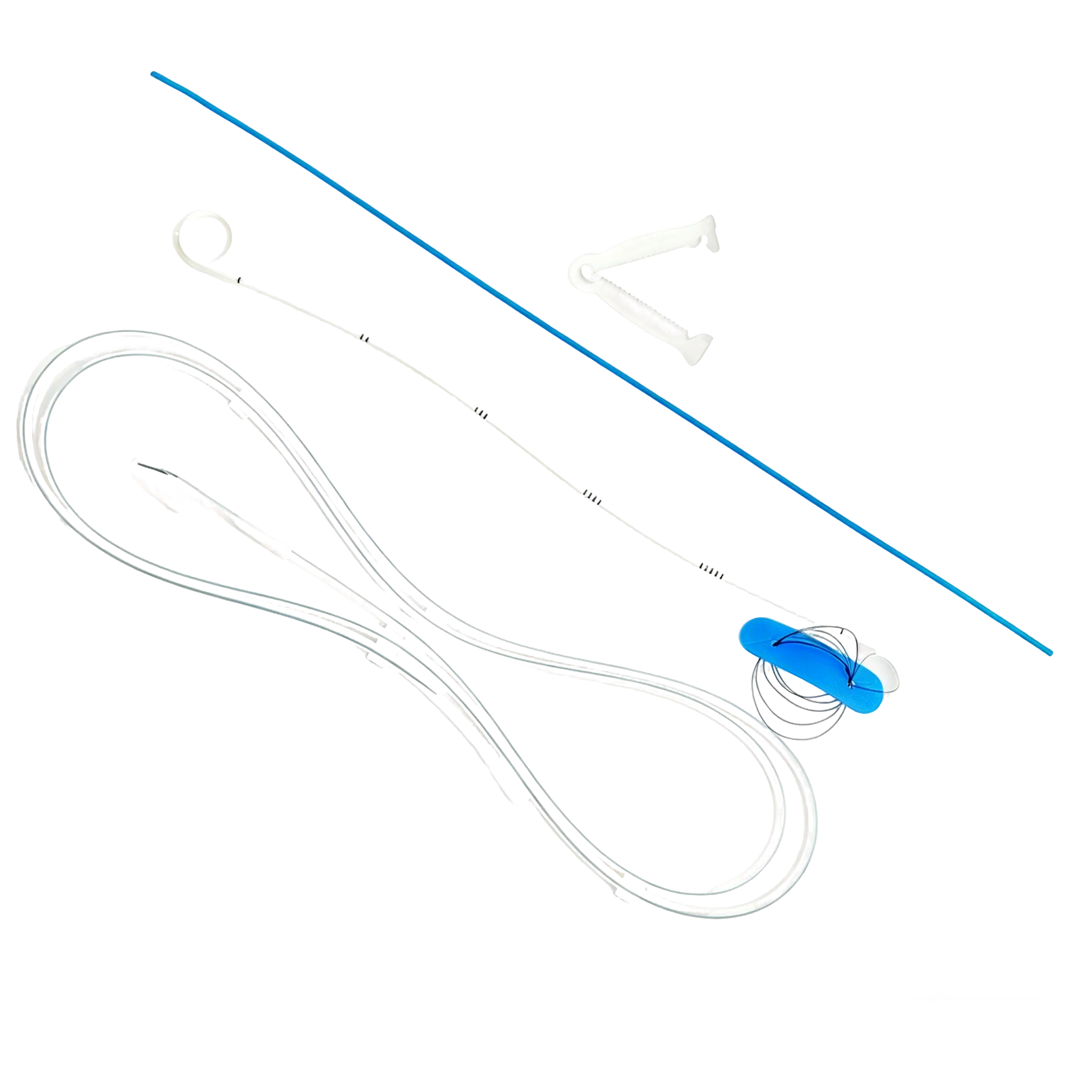 Single J and Double J Ureteral Stent transparent product image