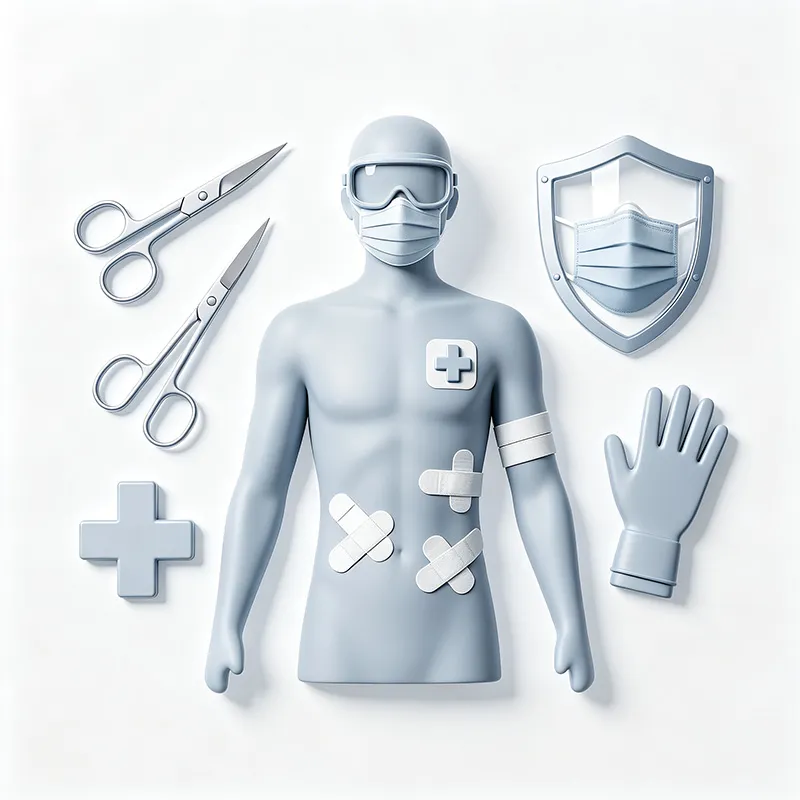 Open surgical instruments used in trauma surgery procedures