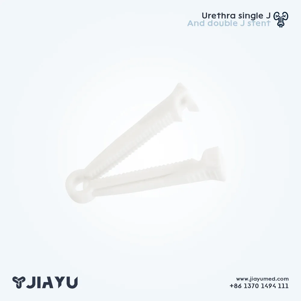Fixation clip accessory for Double J Ureteral Stent Set